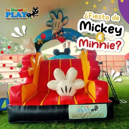 inflable en renta de Mickey Minnie